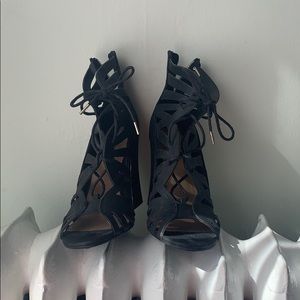 Call it spring lace up booties